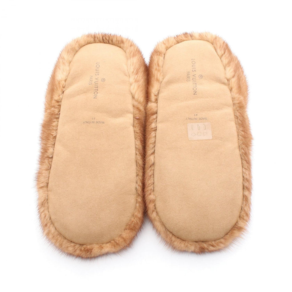 Louis Vuitton LV Dreamy Line Mink Slippers