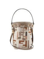 Fendi Mon Tresor Small Bucket Bag Beige