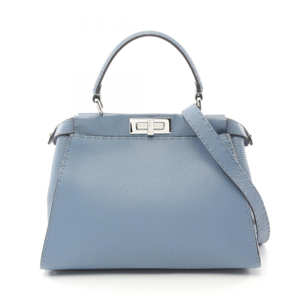 Fendi Peekaboo Regular Selleria Leather Handbag