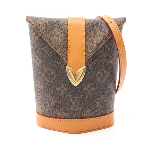Louis Vuitton Envelope Pouch Monogram Coated Canvas Shoulder Bag
