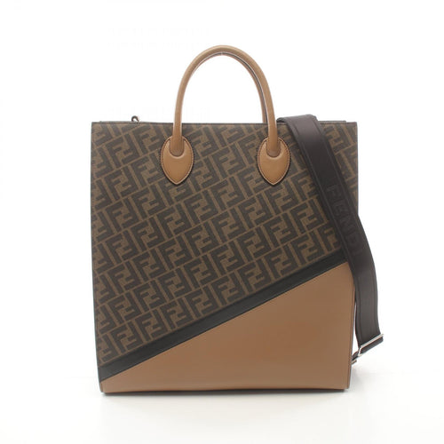 Fendi Zucca Tote Bag PVC Leather