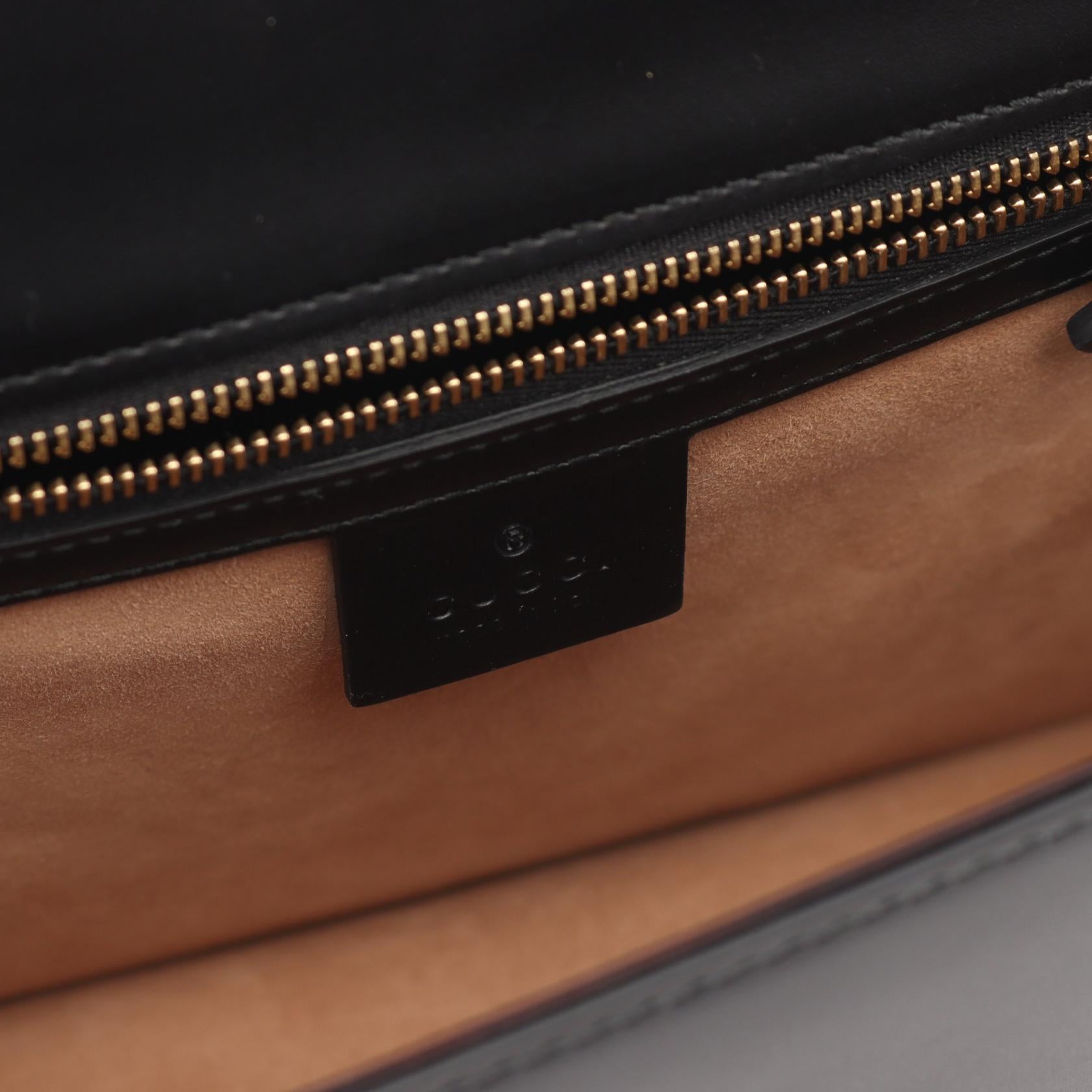 Gucci Sylvie Small Leather Shoulder Bag