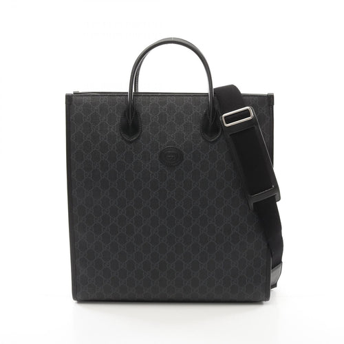 Gucci Interlocking G GG Supreme Coated Canvas Tote Bag