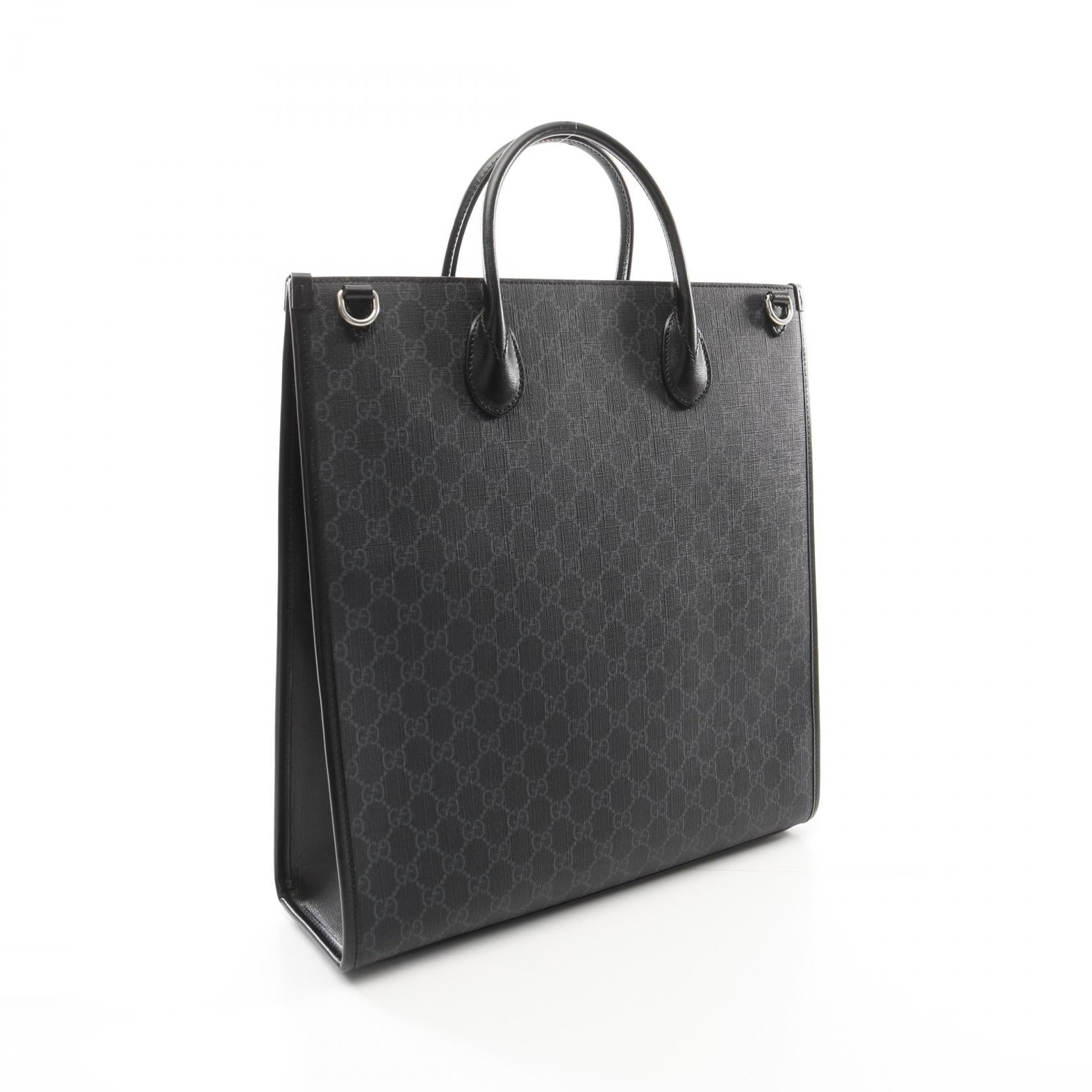 Gucci Interlocking G GG Supreme Coated Canvas Tote Bag