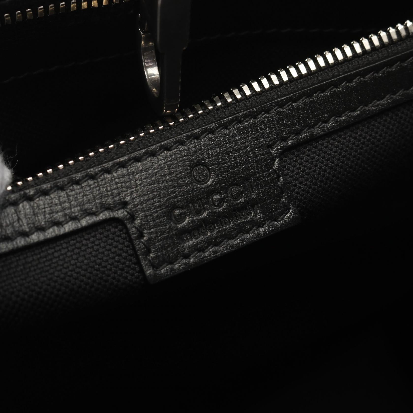 Gucci Interlocking G GG Supreme Coated Canvas Tote Bag