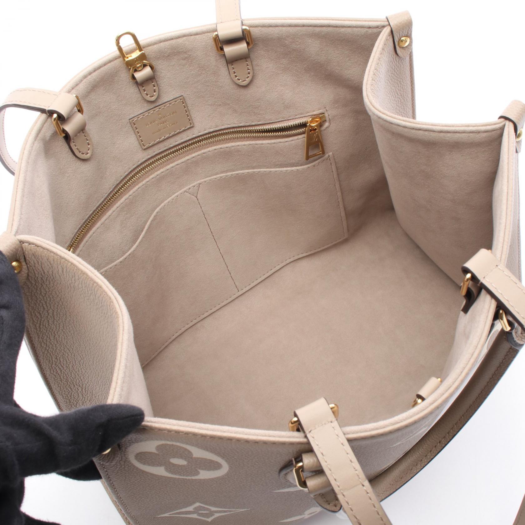 Louis Vuitton OnTheGo MM Monogram Empreinte Tote Bag