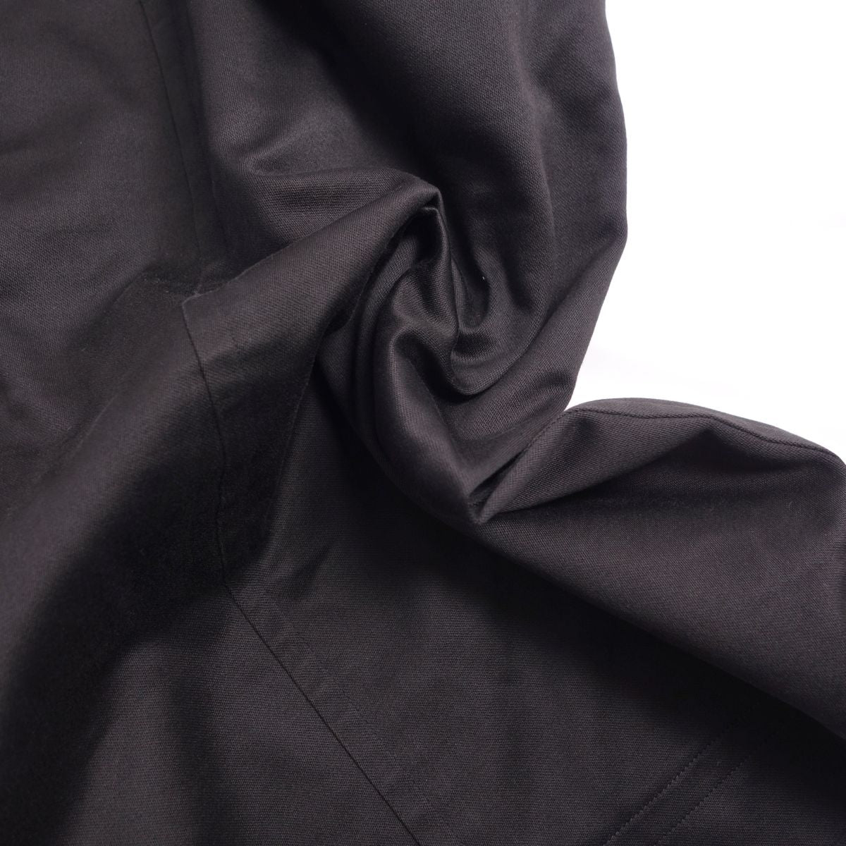 Vint Saint Laurent SAINT LAURENT rive gauche Shirt Tight Shirt Knees Landless Cotton Bottoms  38 (M Equivalent) Black