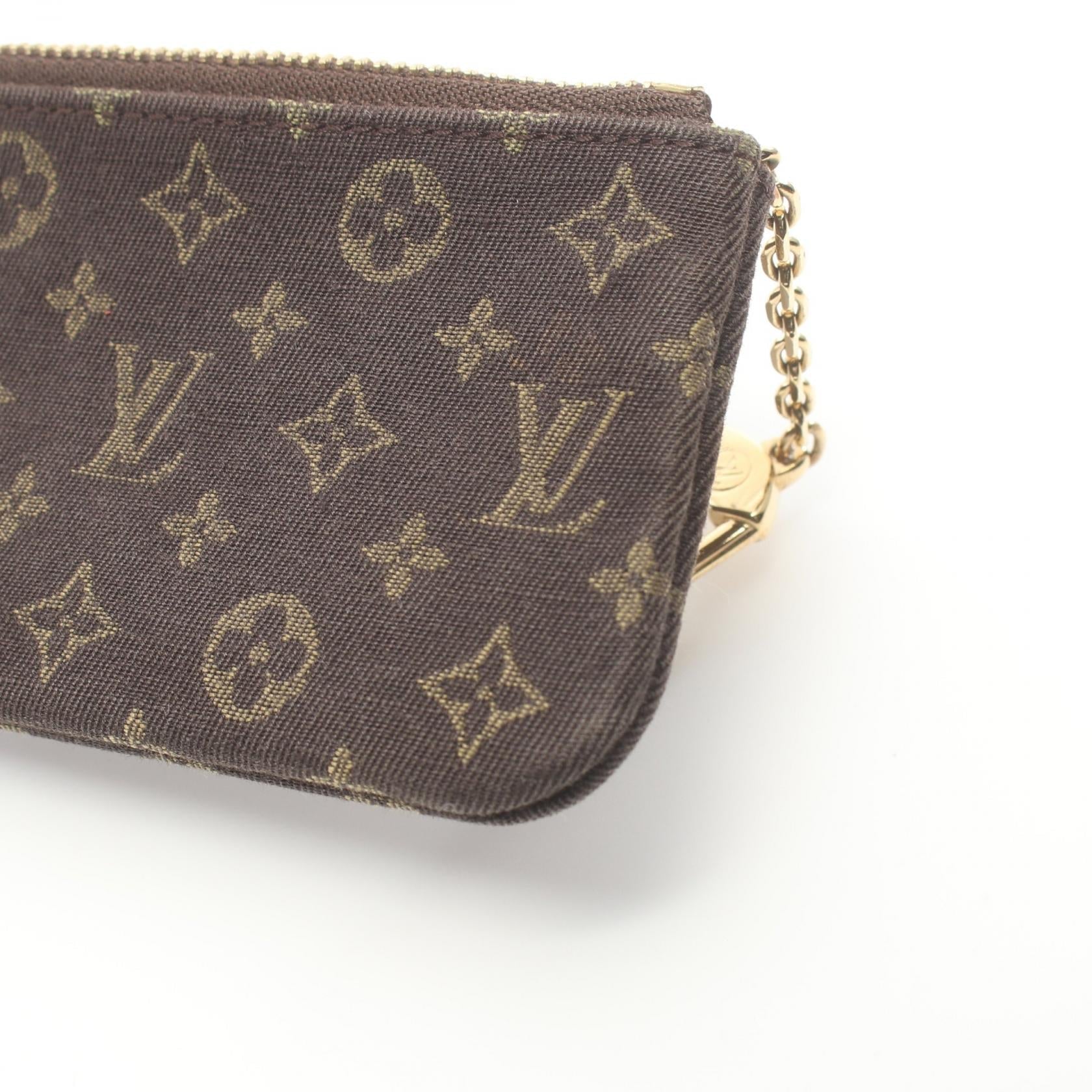 Louis Vuitton Key Pouch Canvas Coin Case M95230 in New Condition
