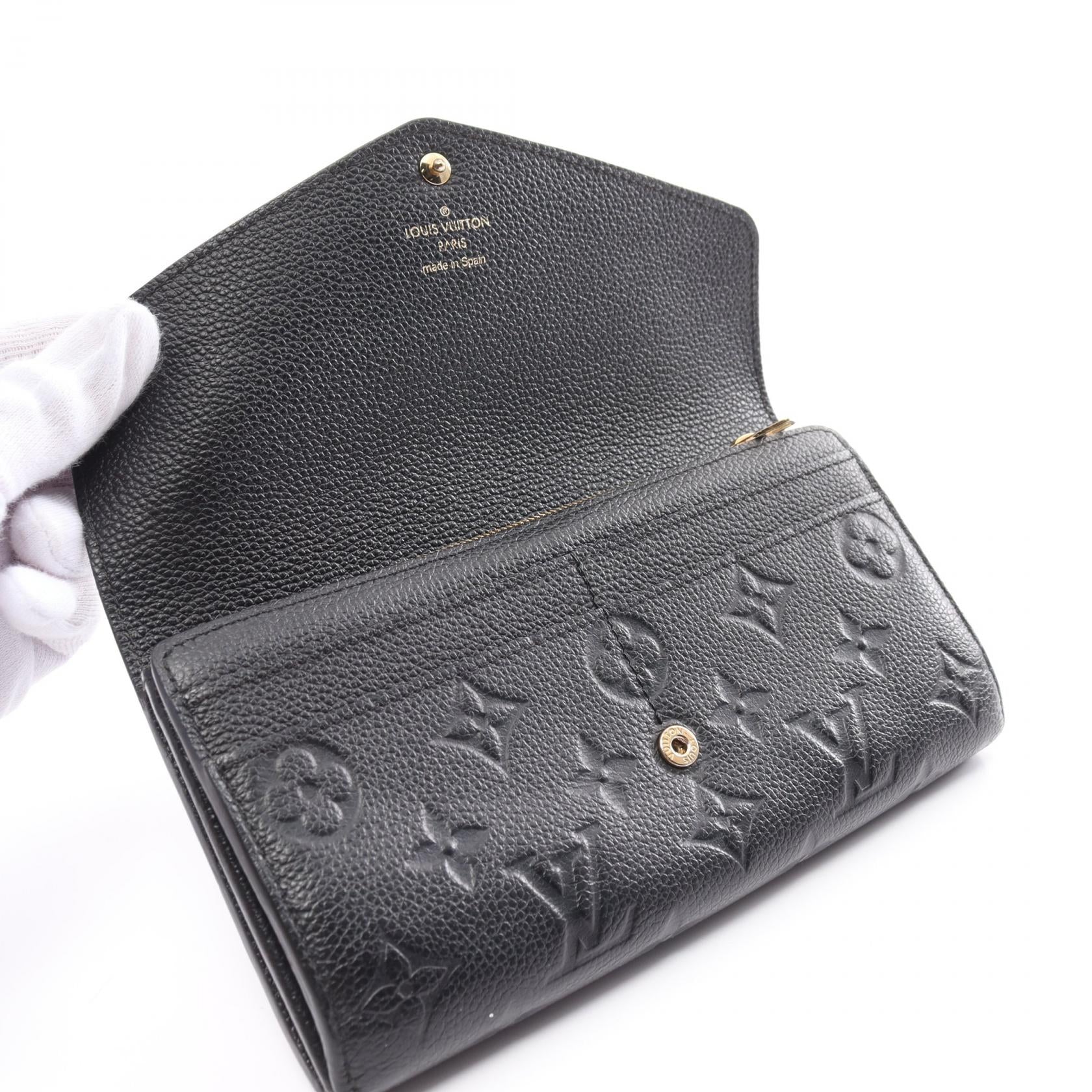Louis Vuitton Portefeuille Sarah Leather Long Wallet M61182 in New Condition