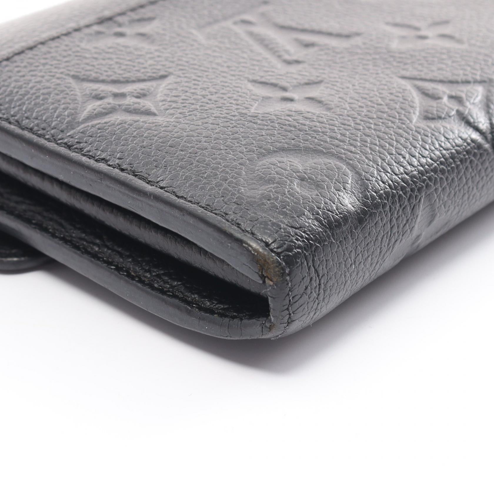 Louis Vuitton Portefeuille Sarah Leather Long Wallet M61182 in New Condition