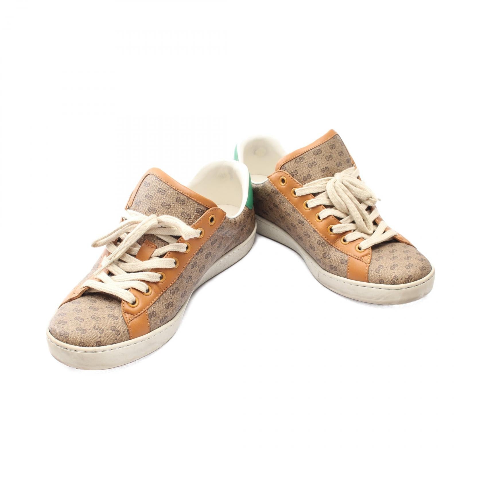 Gucci GUCCI × Disney Ace Micro GG PVC Coated Canvas Leather Sneakers