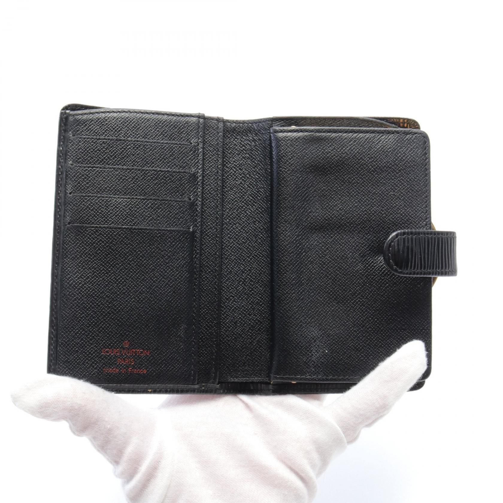 Louis Vuitton Portefeuille Viennois Leather Short Wallet M63642 in New Condition