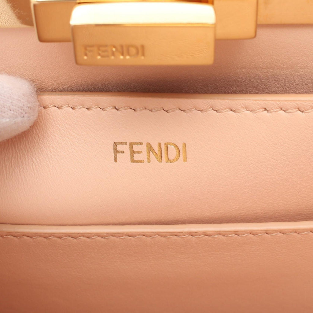 Fendi Peekaboo ISeeU Medium Leather Handbag 8BN321