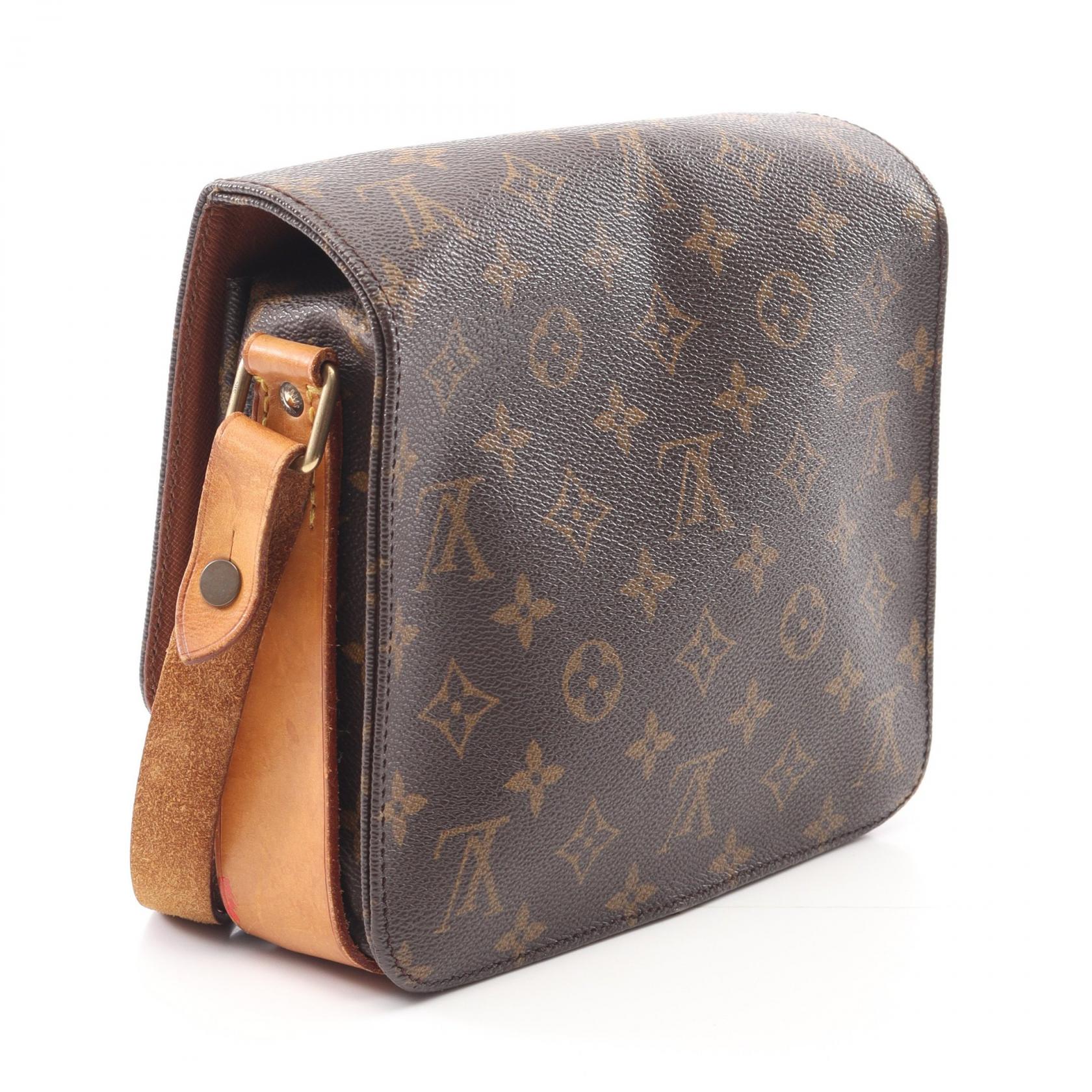 Louis Vuitton Cartouchiere MM Monogram Shoulder Bag