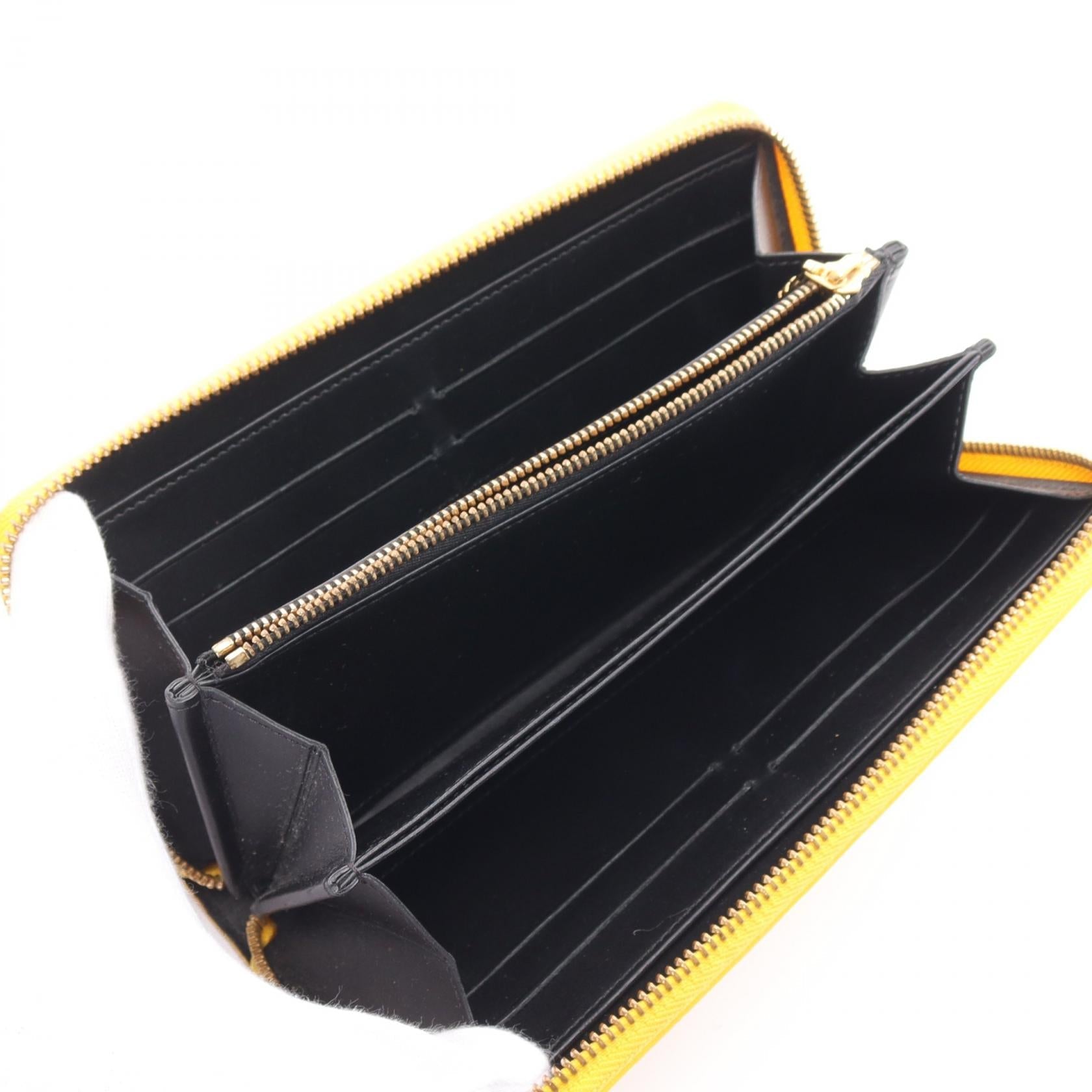 Louis Vuitton Zippy Wallet Leather Long Wallet M91571 in New Condition
