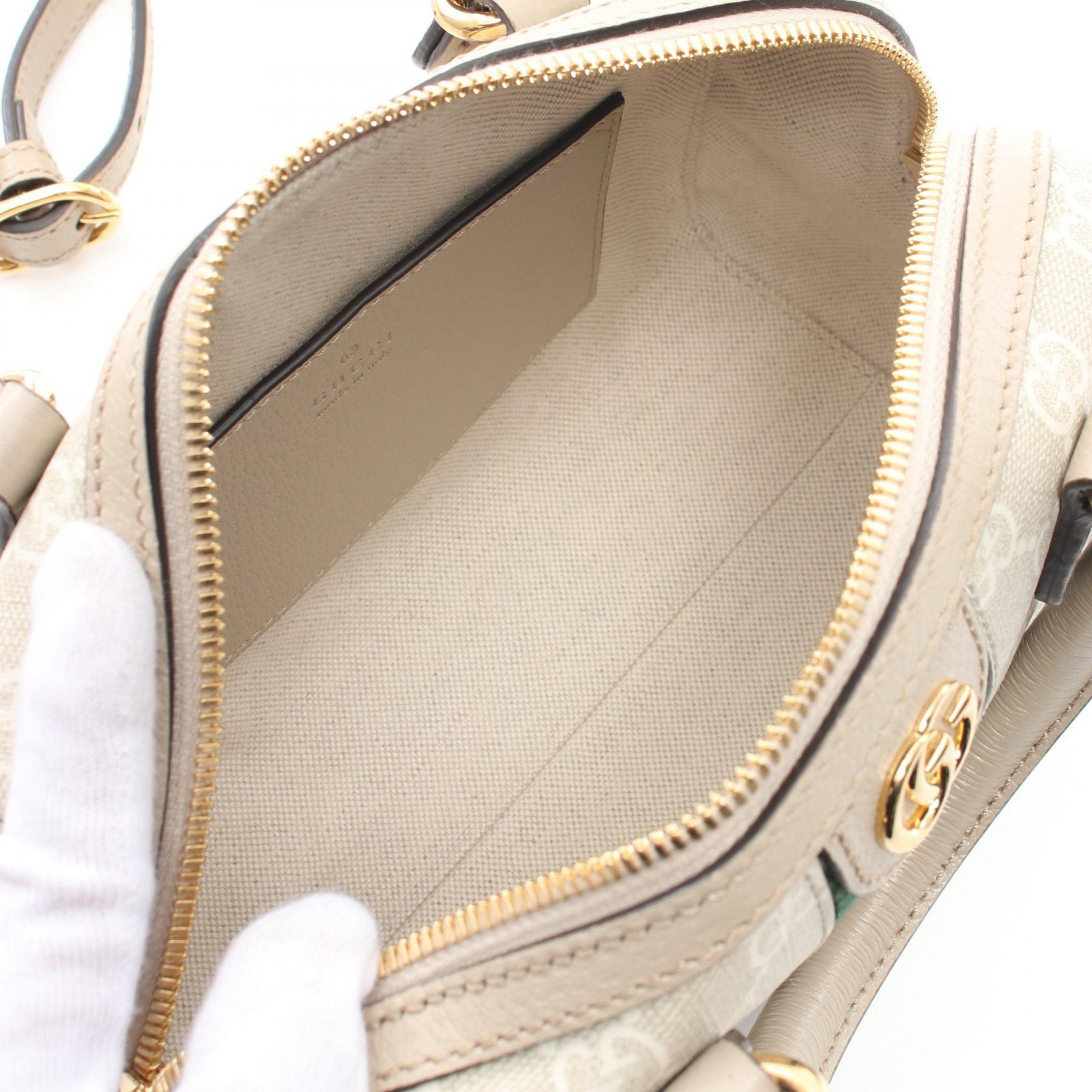 Gucci Ophidia PVC Coated Canvas Leather 2way Bag