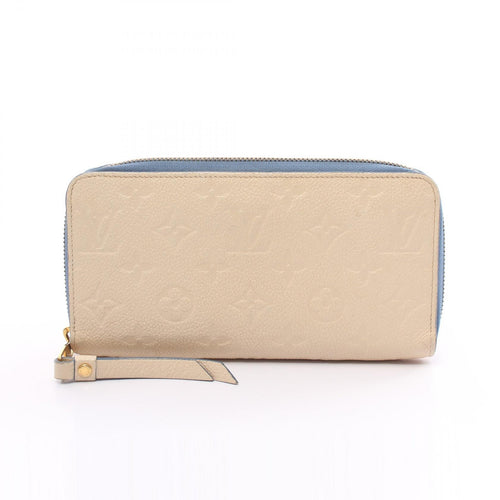 Louis Vuitton Monogram Empreinte ZIppy Wallet  Leather Long Wallet M63925 in New Condition