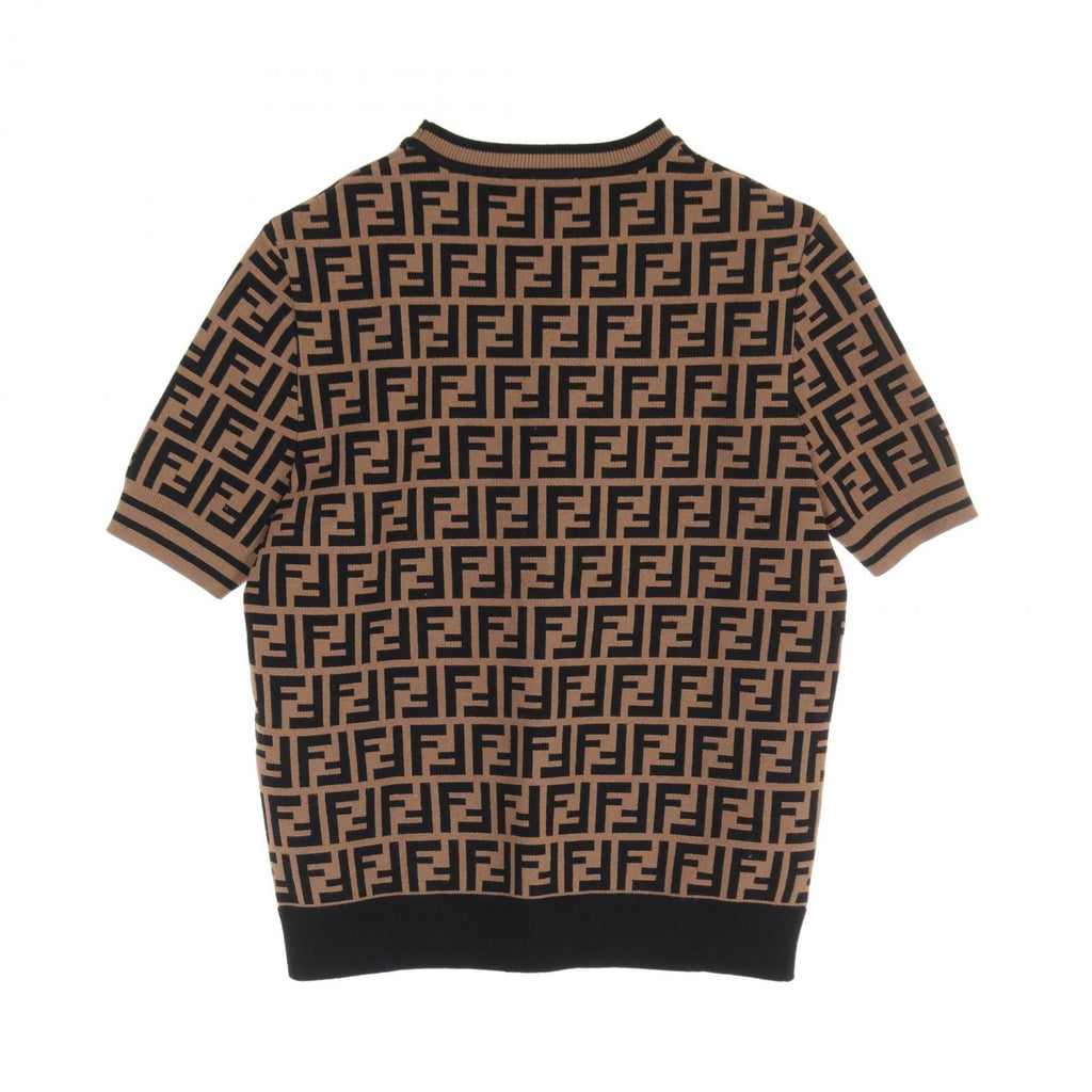 Fendi Zucca Pattern Knit Top Rayon