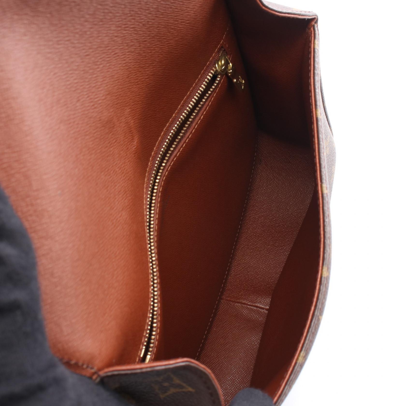 Louis Vuitton Saint Cloud GM Monogram Coated Canvas Shoulder Bag