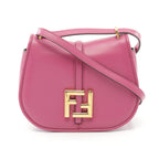 Fendi Small Leather Shoulder Bag Pink
