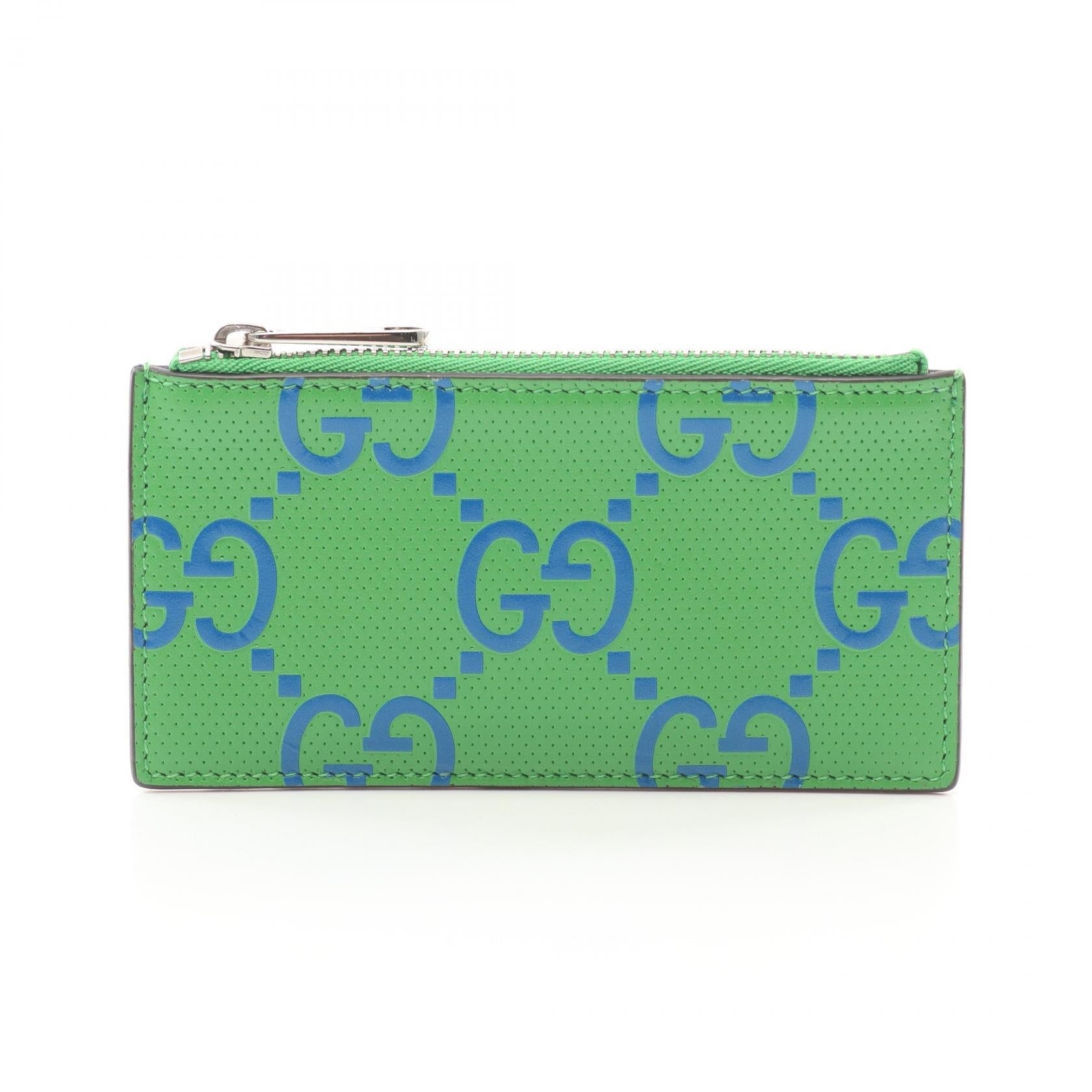 Gucci GG Embossed Leather Coin Case
