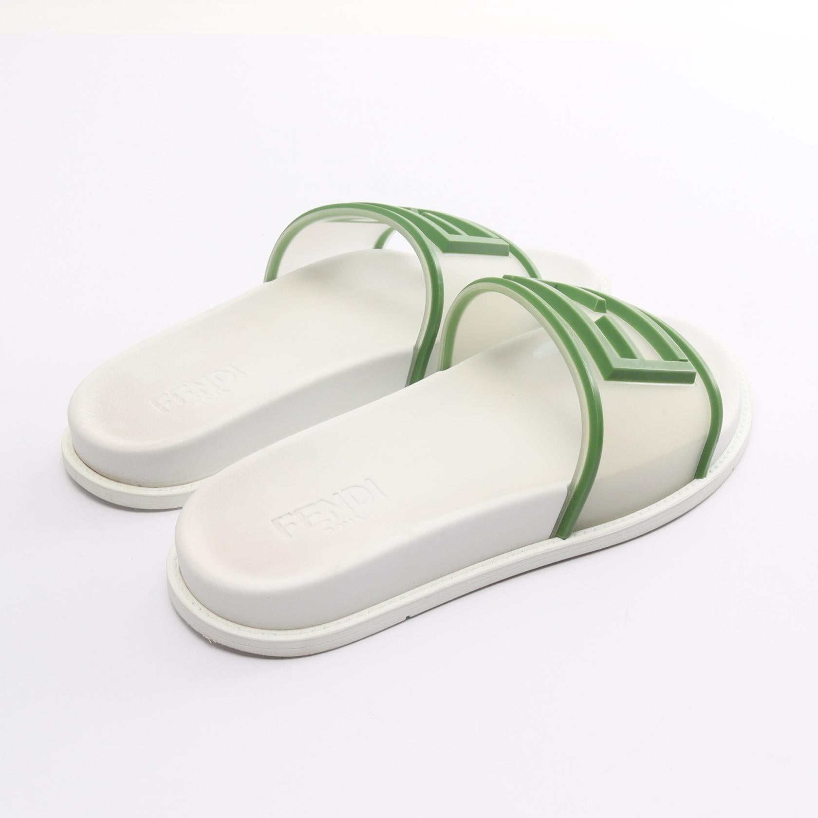 Fendi FF Logo Rubber Sandals 7X1522