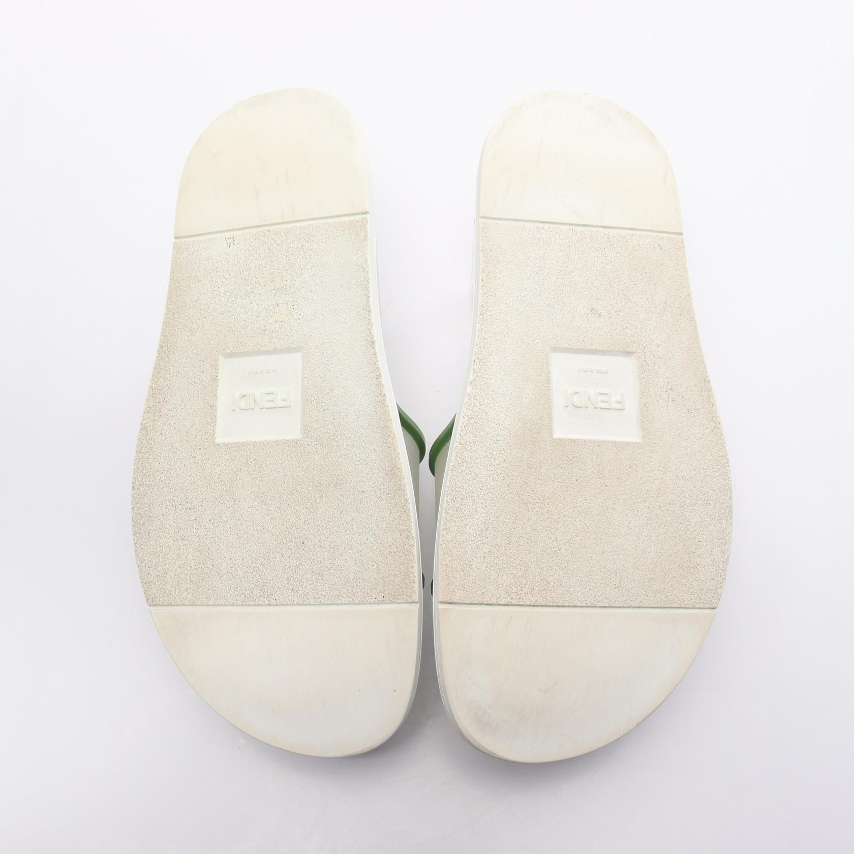 Fendi FF Logo Rubber Sandals 7X1522