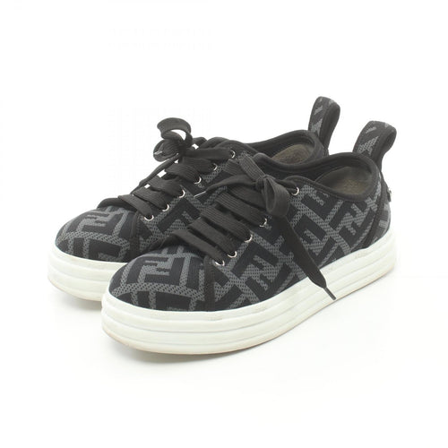 Fendi Zucca Fabric Sneakers Gray/Black