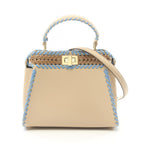 Fendi Mini Peekaboo Leather Handbag 8BN244