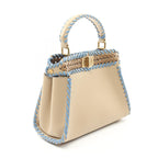 Fendi Mini Peekaboo Leather Handbag 8BN244