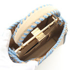 Fendi Mini Peekaboo Leather Handbag 8BN244