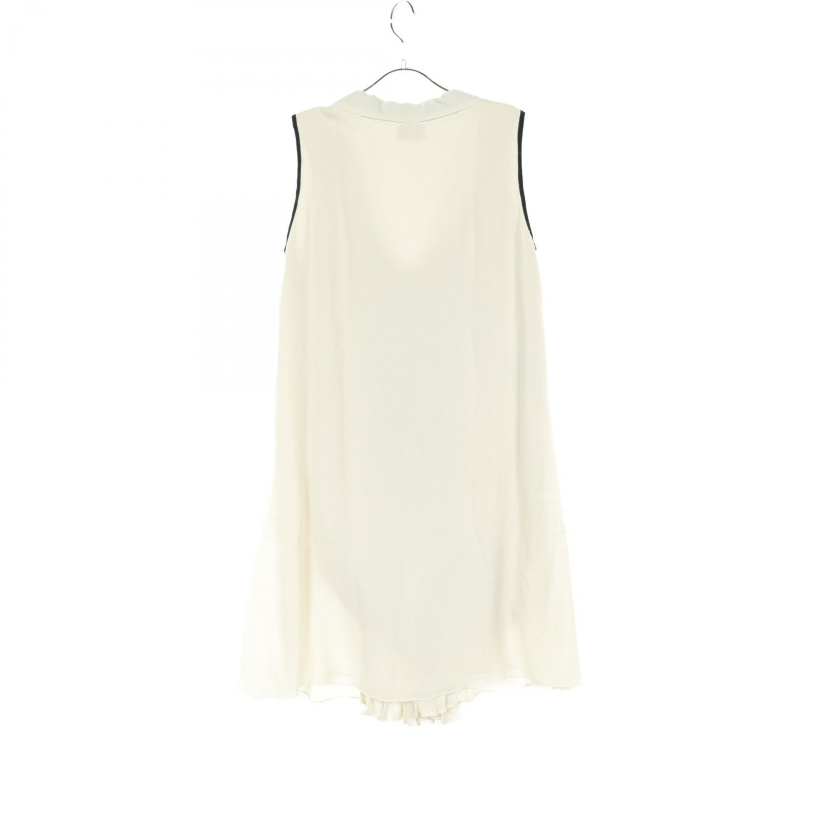 Fendi Silk Dress Ivory/Black FD6238