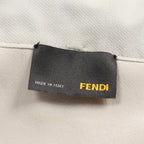 Fendi Silk Dress Ivory/Black FD6238