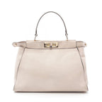 Fendi Peekaboo Regular Selleria Leather Handbag