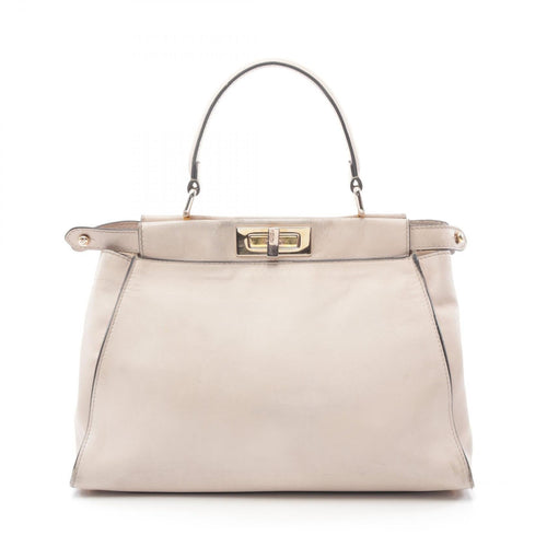 Fendi Peekaboo Regular Selleria Leather Handbag