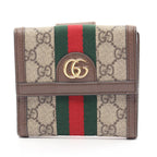 Gucci Ophidia GG PVC Coated Canvas Leather Wallet