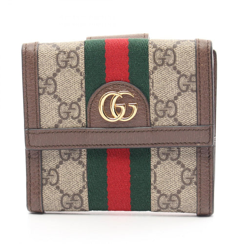 Gucci Ophidia GG PVC Coated Canvas Leather Wallet