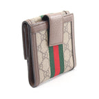 Gucci Ophidia GG PVC Coated Canvas Leather Wallet