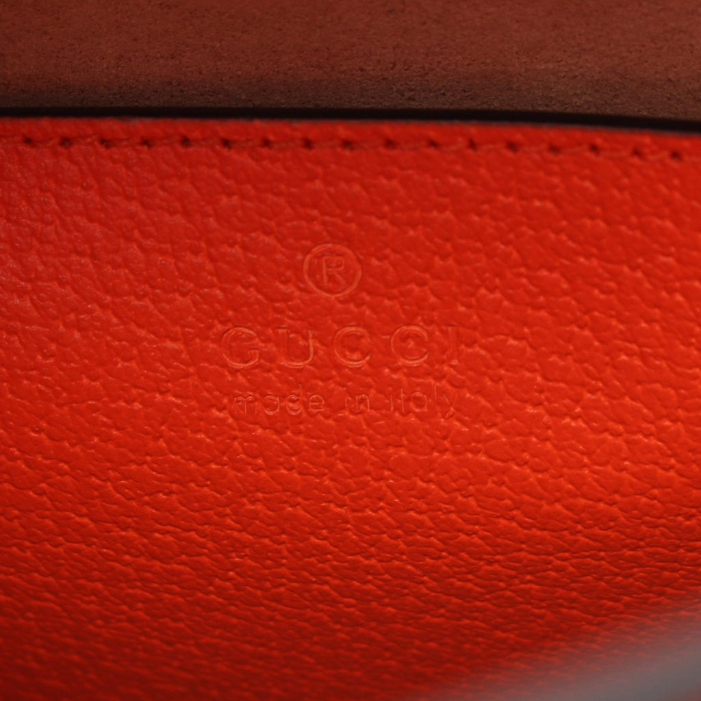 Gucci Diana Small GG Supreme PVC Coated Canvas Leather Handbag