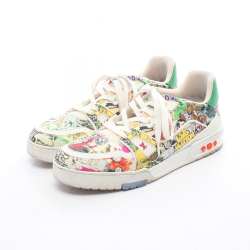 Louis Vuitton LV Trainer Line Comic Print Leather Sneakers