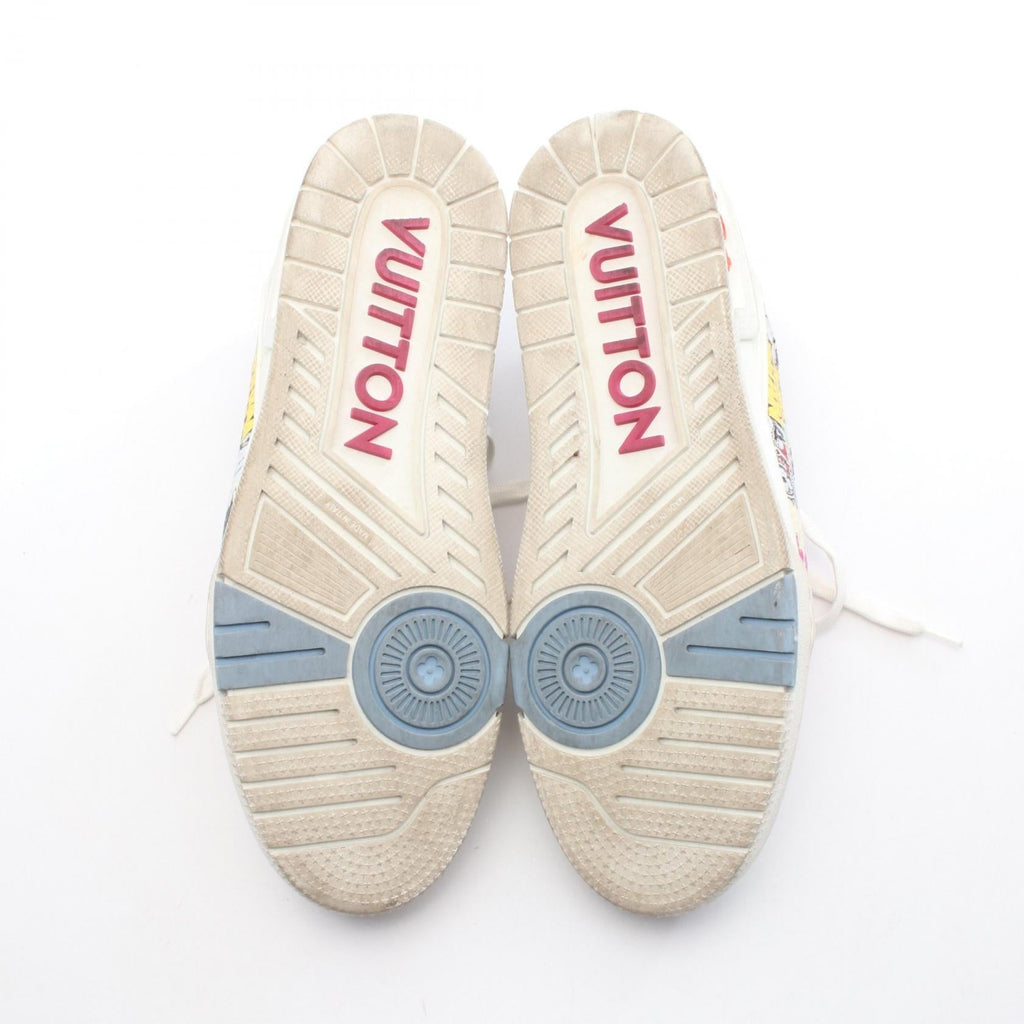 Louis Vuitton LV Trainer Line Comic Print Leather Sneakers