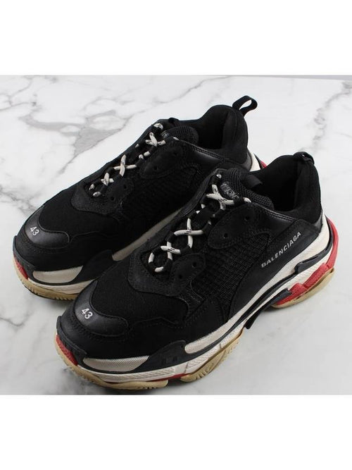 Balenciaga Triple S Black Red 43 280