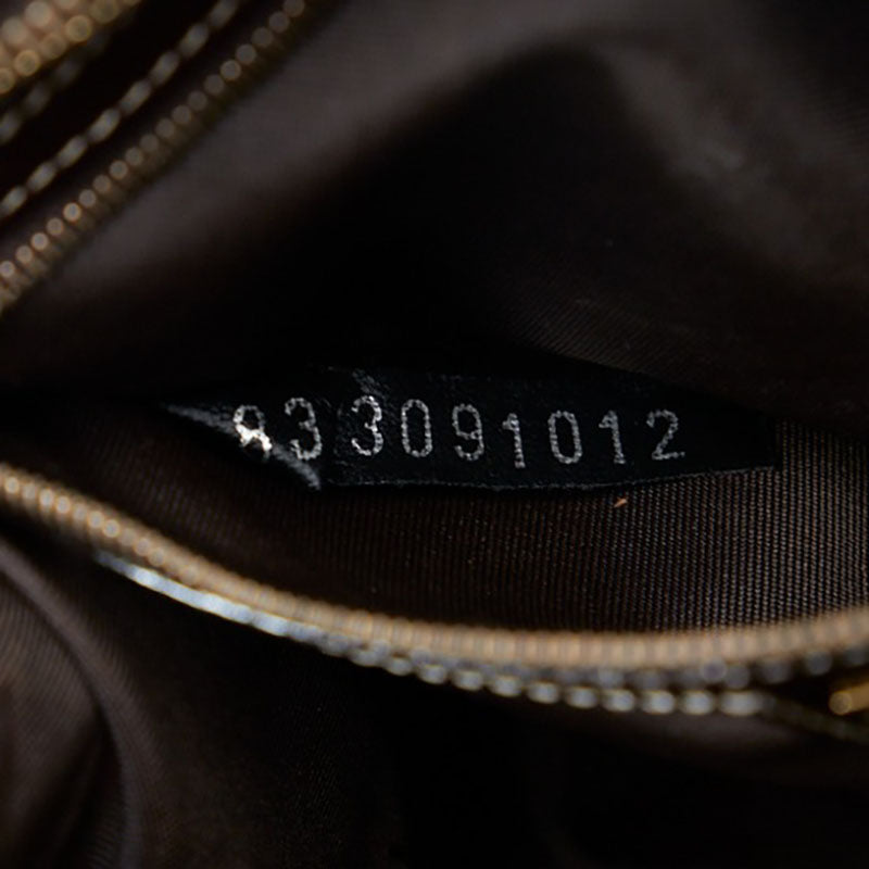 Fendi Zucchino Coated Canvas Handbag - '10s