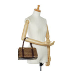 Fendi Zucchino Coated Canvas Handbag - '10s