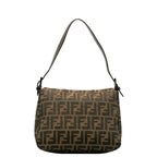 Fendi One-Shoulder Bag Handbag Brown Leather  Fendi