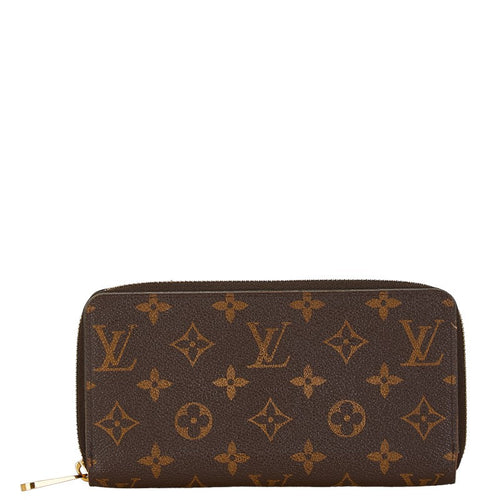Louis Vuitton Monogram Zippy Wallet M41895 Brown PVC in New Condition