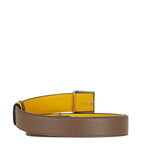 Fendi Leather Reversible FF Logo Belt