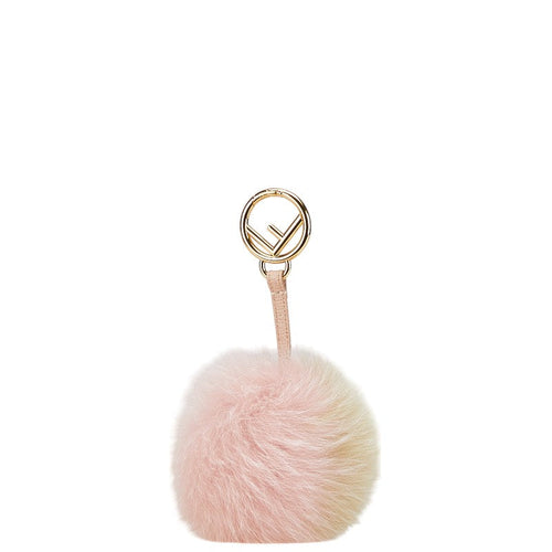 Fendi Fur Pom Pom Charm Keychain