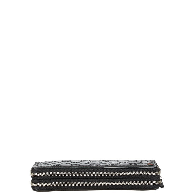 Gucci Gucci Signature Shelle Leather Long Zip Wallet