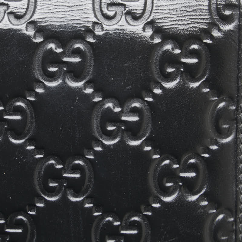 Gucci Gucci Signature Shelle Leather Long Zip Wallet
